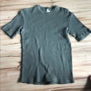 American apparel thermal shirt